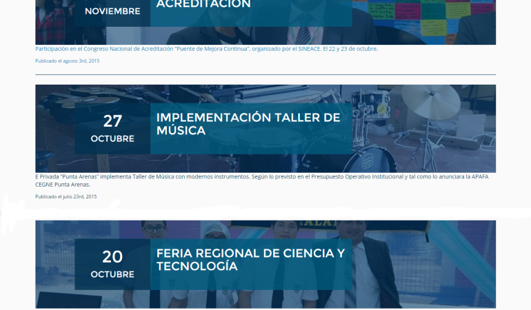 IEP Punta Arenas   Eventos Tipo de noticias